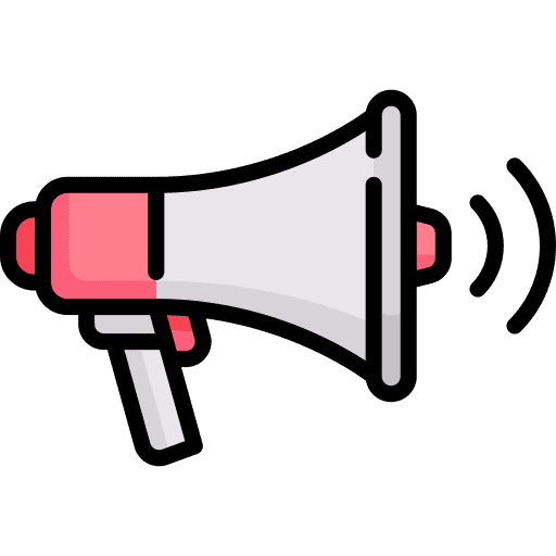 Loudspeaker loudspeaker protest announcement icon
