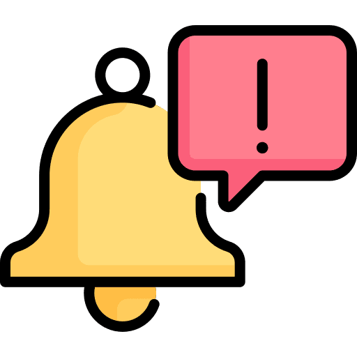 Bell notification alarm ui icon Bell notification alarm ui icon