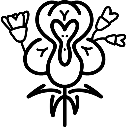 Alstroemeria gardening park garden icon Alstroemeria gardening park garden icon