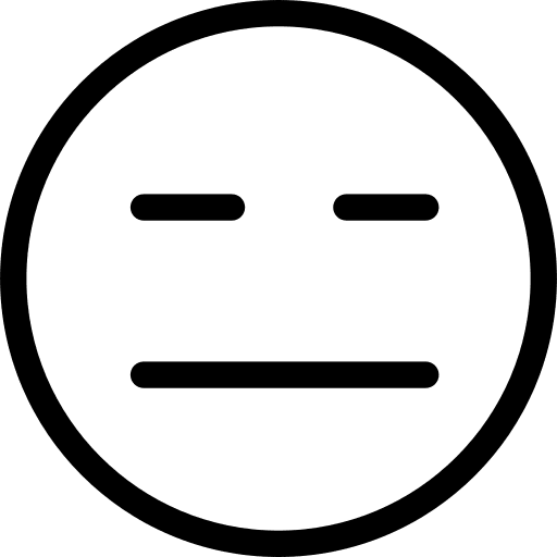 Calm feelings emotion interface icon