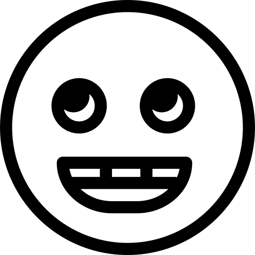 Happy emotion people smiling icon