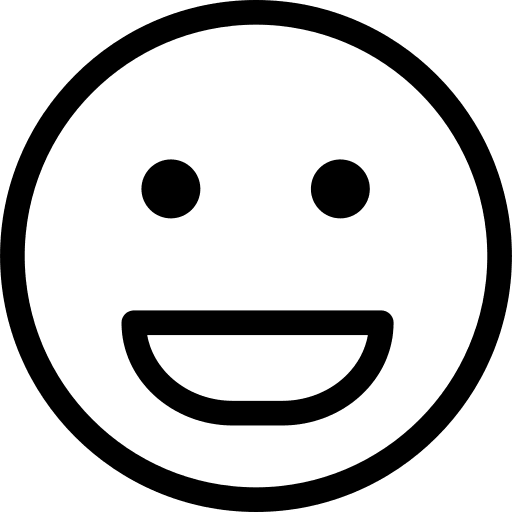 Happy smiling emotion happy icon