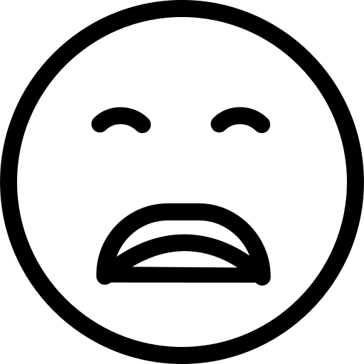 Sad interface face smiley icon