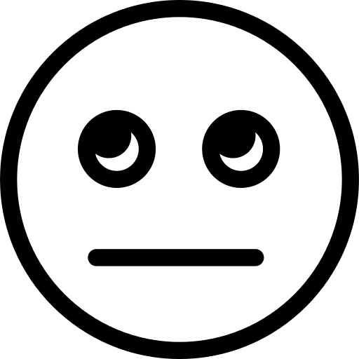 Surprised smiley face feelings icon