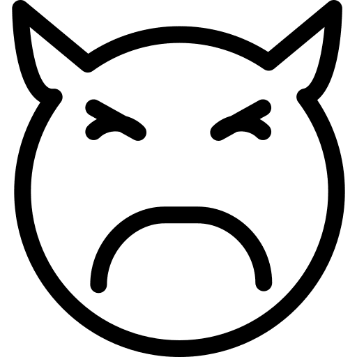 Devil emoticon devil interface icon