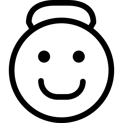 Girl interface face emotion icon