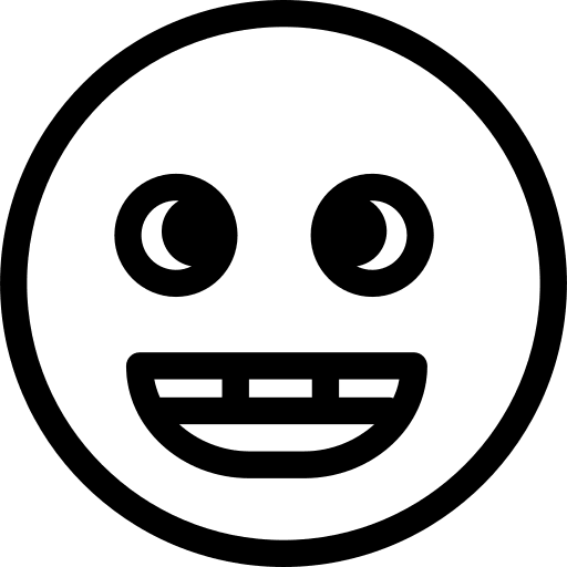 Happy feelings face smiley icon