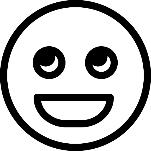 Happy smiling emoticon people icon