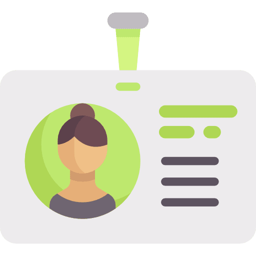 Id card pass business id card icon Id card pass business id card icon