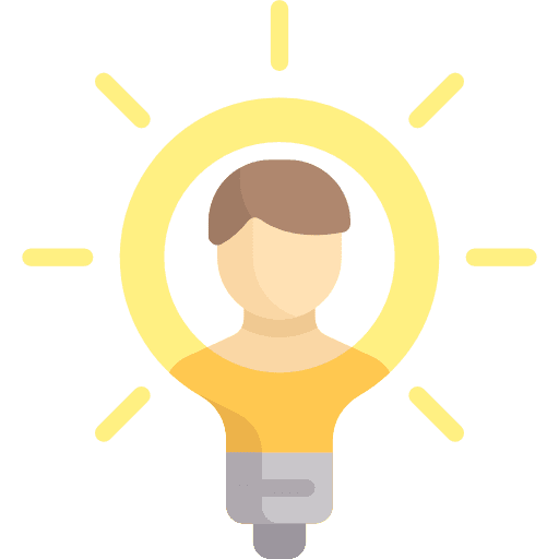 Idea business and finance light bulb idea icon