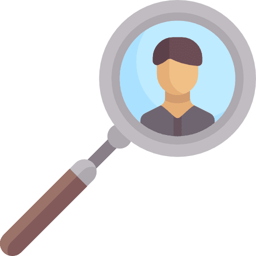 Job search detective job job search icon Job search detective job job search icon