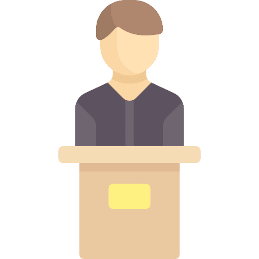 Speech presentation speech microphone icon Speech presentation speech microphone icon