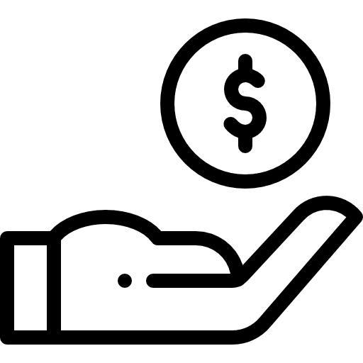 Income income hands and gestures payment icon Income income hands and gestures payment icon