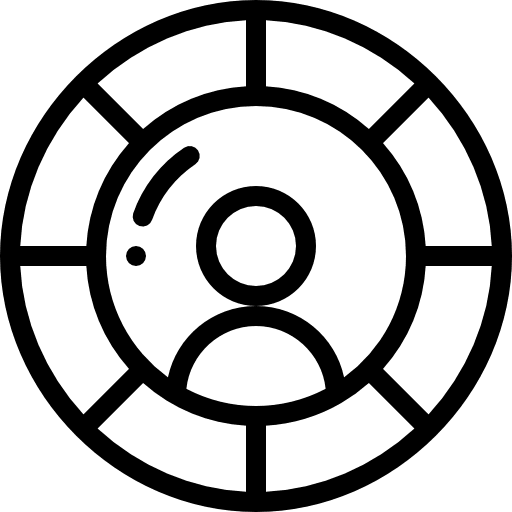 Skills pie chart worker skills icon Skills pie chart worker skills icon