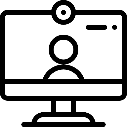 Video call conference computer video conference icon Video call conference computer video conference icon