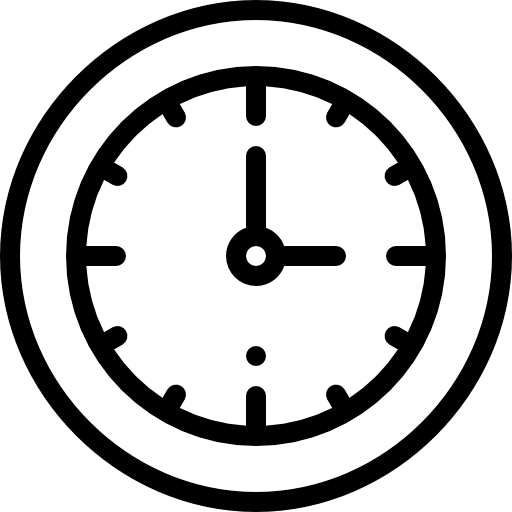 Clock tool watch time and date icon Clock tool watch time and date icon