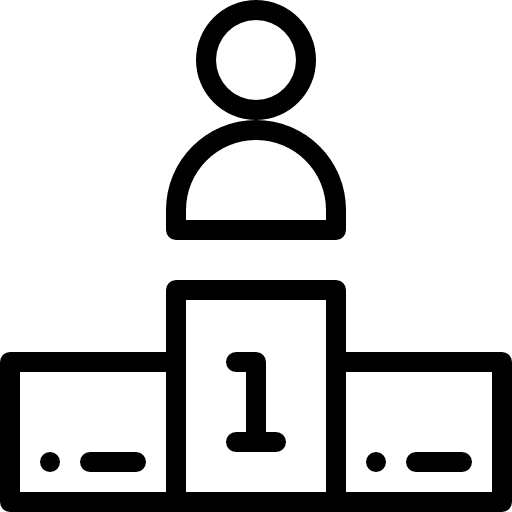 Competition podium boss business icon Competition podium boss business icon