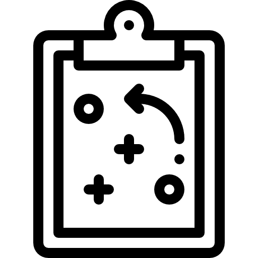 Strategy files planning tactics icon Strategy files planning tactics icon