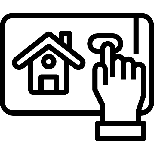 Click real estate book property icon