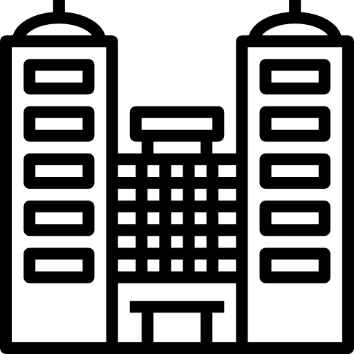 Buildings urban architecture and city building icon Buildings urban architecture and city building icon