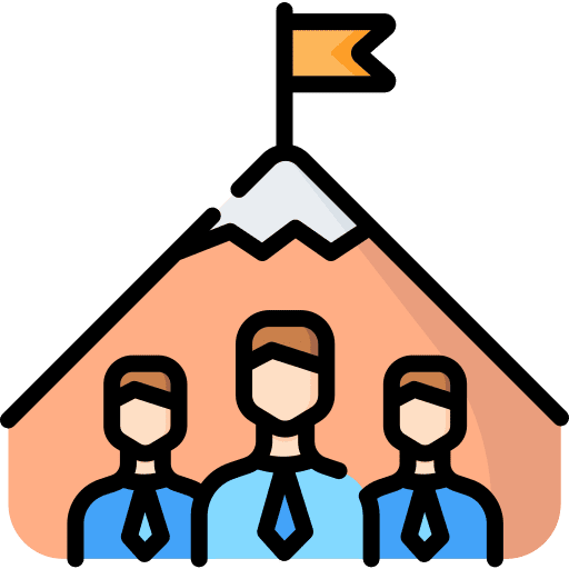 Goal people switch objective icon Goal people switch objective icon