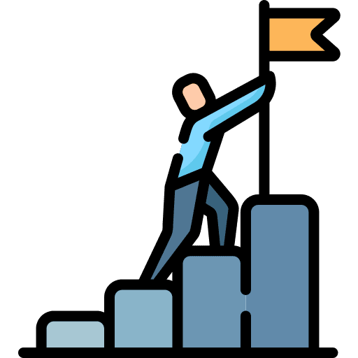 Goal stairs challenge pioneer icon