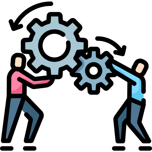 Help networking community collaboration icon