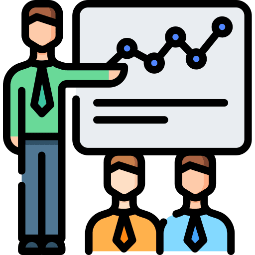 Presentation training people presentation icon Presentation training people presentation icon