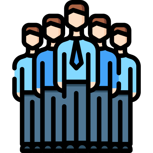 Team group board of directors users icon Team group board of directors users icon