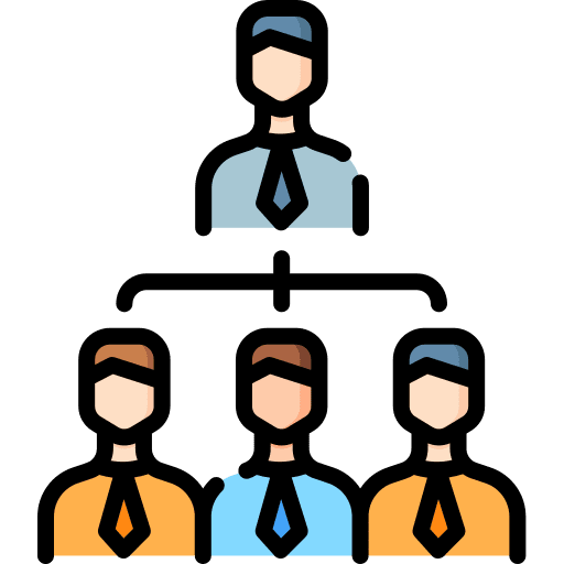Team management group organization people icon