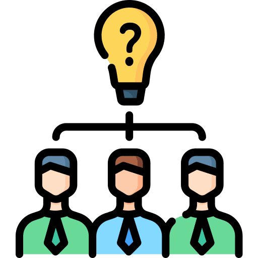 Idea manager light bulb members icon Idea manager light bulb members icon