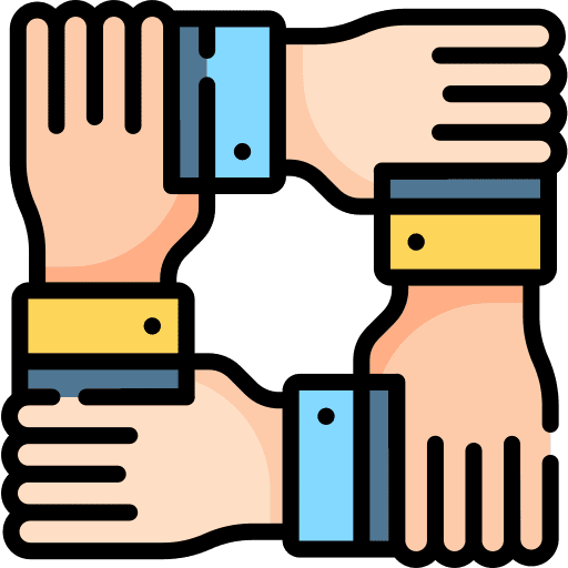 Team inclusion partnership team icon Team inclusion partnership team icon