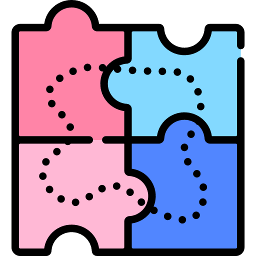 Puzzle fit business and finance jigsaws icon Puzzle fit business and finance jigsaws icon