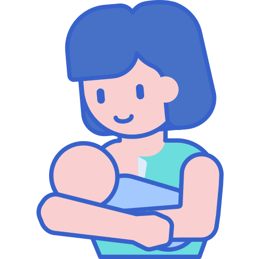 Breastfeeding love baby motherhood icon