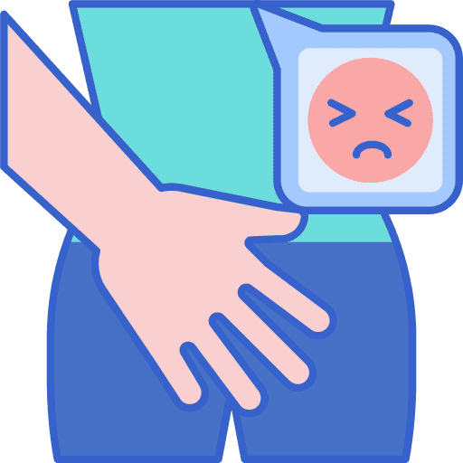 Sexual assault sexual miscellaneous touch icon