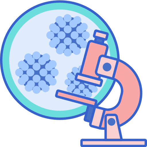 Testing science human papillomavirus hpv icon