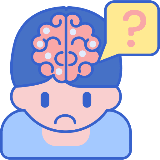 Alzheimer confusion healthcare and medical disease icon