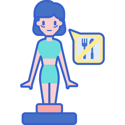 Eating disorder eating disorder speech bubble eat icon