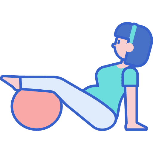 Pregnancy exercises wellness pregnant icon