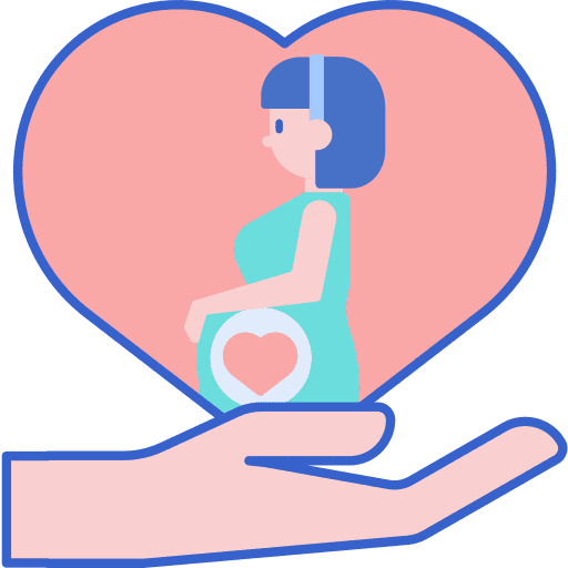 Prenatal care healthcare and medical mother icon