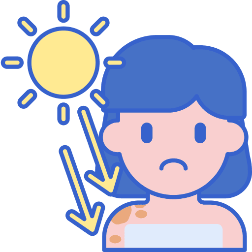 Skin cancer skin cancer patient people icon
