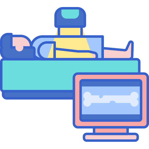 Bone x ray people bone icon