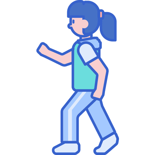 Brisk walk healthcare and medical healthcare brisk walk icon