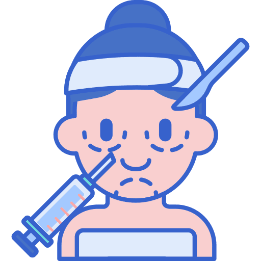 Cosmetic surgery treatment botox clinic icon