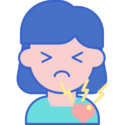 Heart disease pain heart disease healthy icon