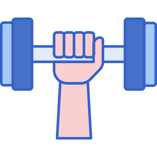 Dumbbell dumbbell hand gym icon