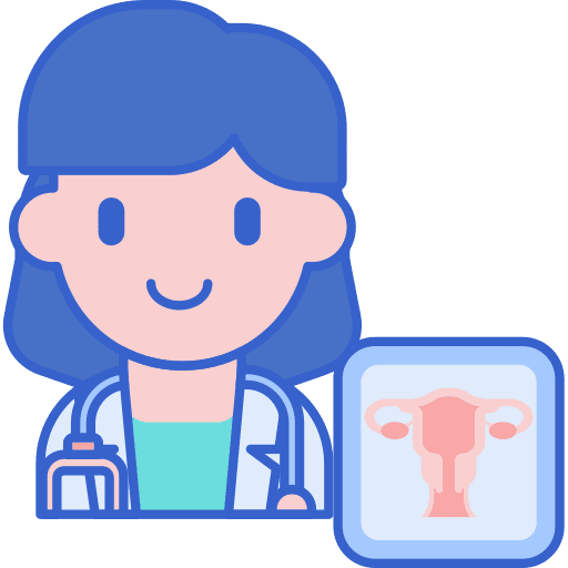 Gynecologist doctor avatar user icon