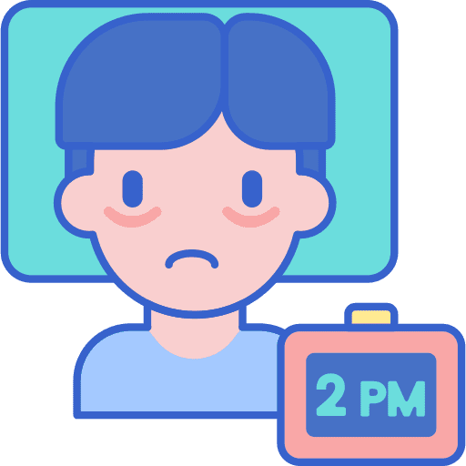 Insomnia depressive health and medical wellness icon