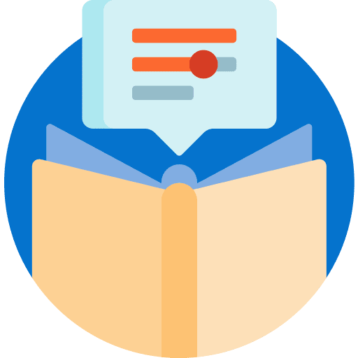 Audiobook library music and multimedia literature icon