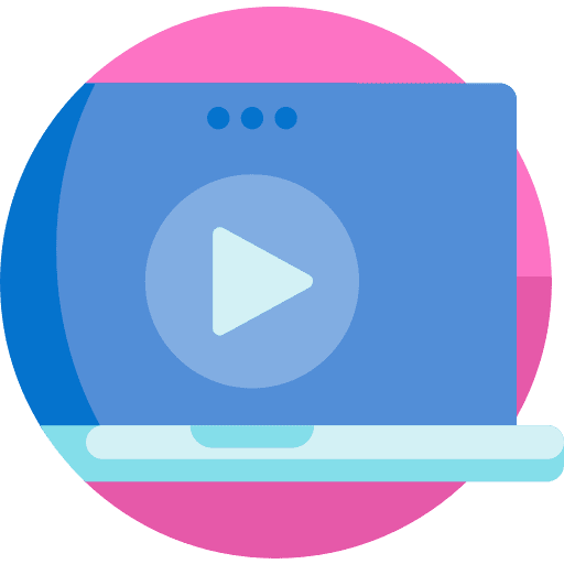 Laptop play computer tool icon Laptop play computer tool icon